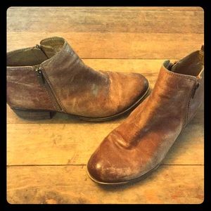 Lucky leather booties